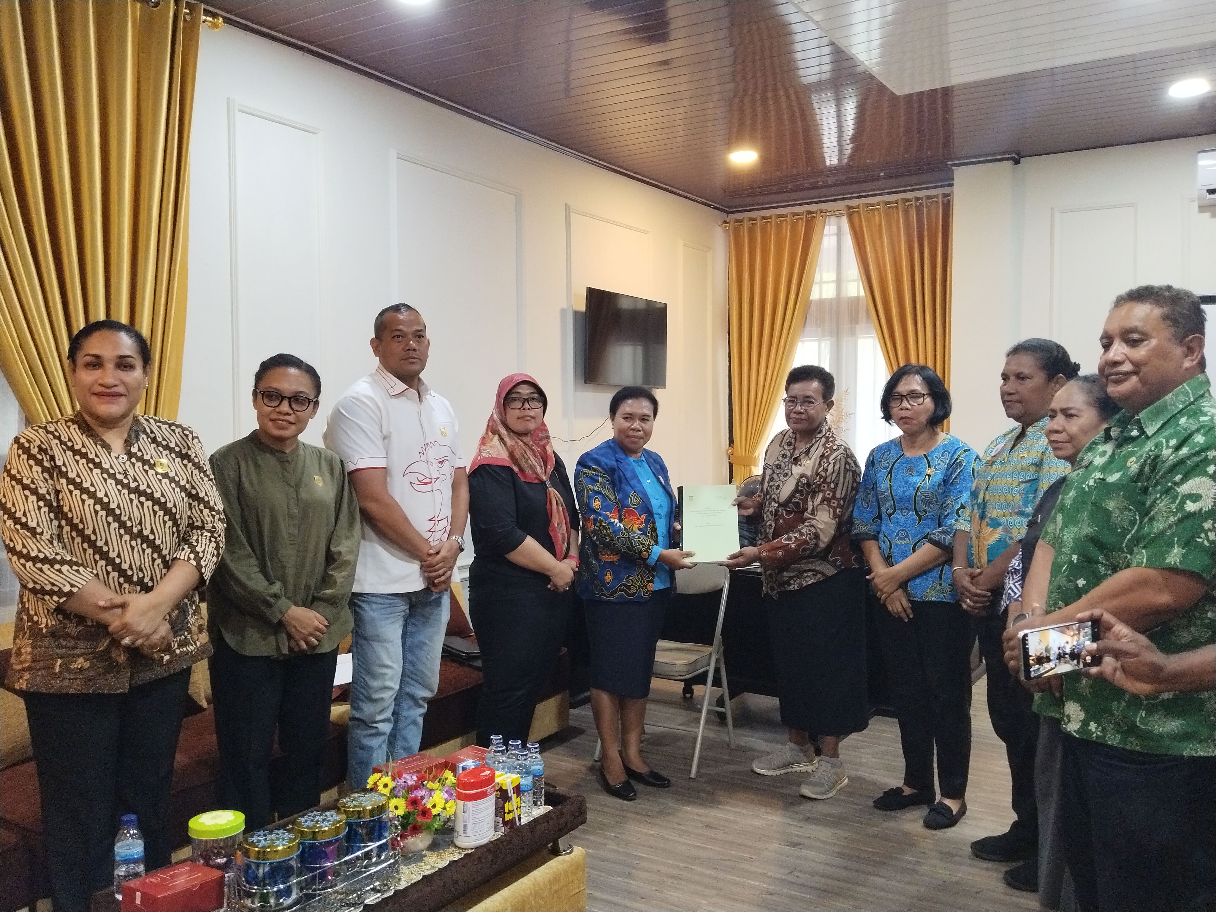 Komisi V DPR Papua Lakukan Kunjungan Kerja ke DP3AKB Provinsi Papua